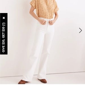 Madewell 11 inch High-Rise Flare Jeans